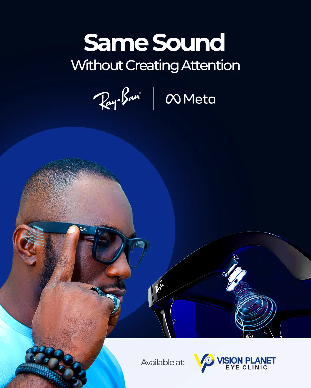 Original RayBan Meta Eyeglass With Added Services - Image 3