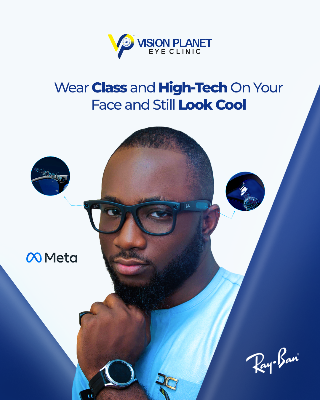 Original RayBan Meta Eyeglass With Added Services - Image 4