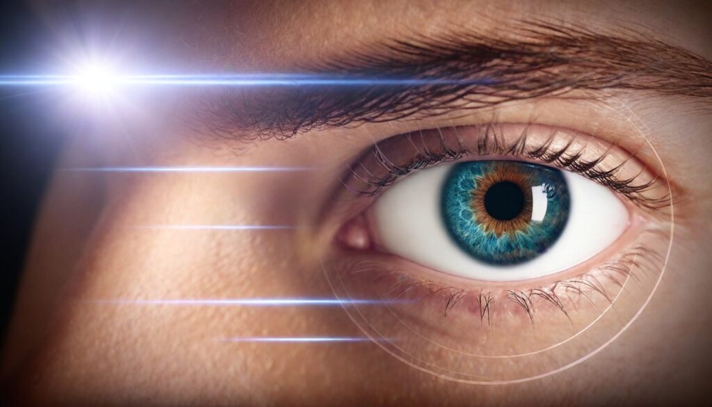 How the eyes work step by step