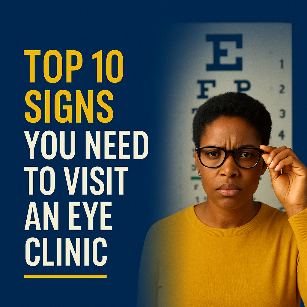 Top 10 Signs You Need to Visit an Eye Clinic