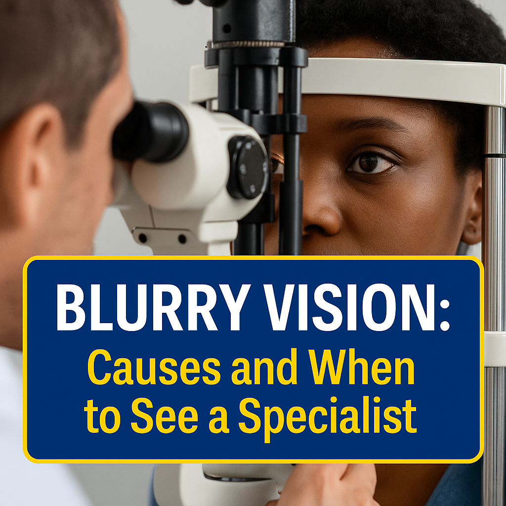 Blurry Vision Causes and When to See a Specialist